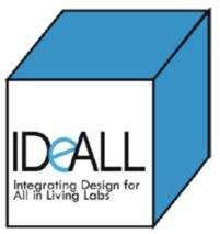 e-care Living Lab Case Studies: IDeALL IDeALL(Integrating Design for All in Living Labs) 5 countries, 11 partners Aim: to connect two user-centered communities Living Labs and Design for All