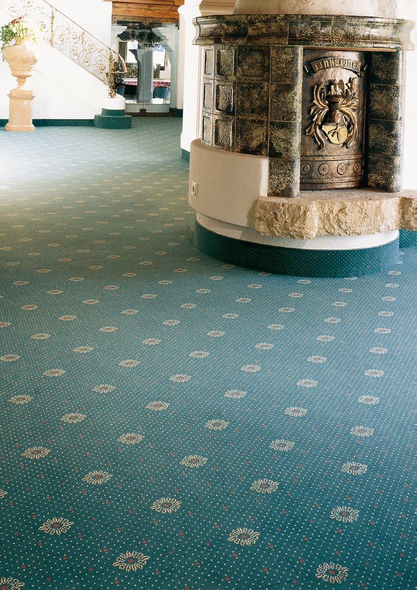 CUSTOMIZED SOLUTIONS FOR YOUR CARPET A team of experts in all of the fields of carpet manufacturing and finishing allows the elaboration of customized, innovative