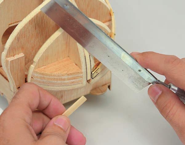 Apply glue to the joints before nailing the plank to