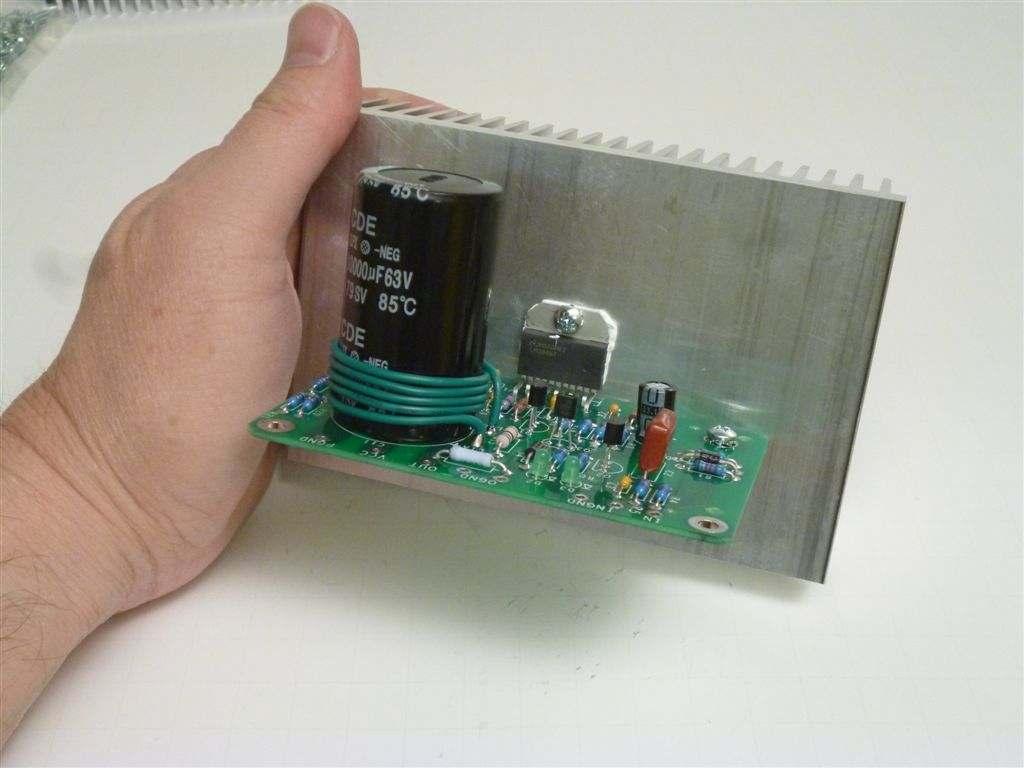 Figure 19-a completed amplifier module 10. Repeat the process to build the amplifier module for the second channel.