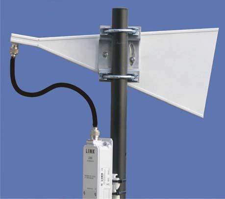Digital ENG Receive Antenna An 90 degree beamwidth high gain sectoral horn antenna for the Link wireless camera receiver, down converter.
