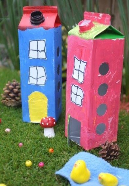) Invite children to decorate that milk carton any way that they wish.