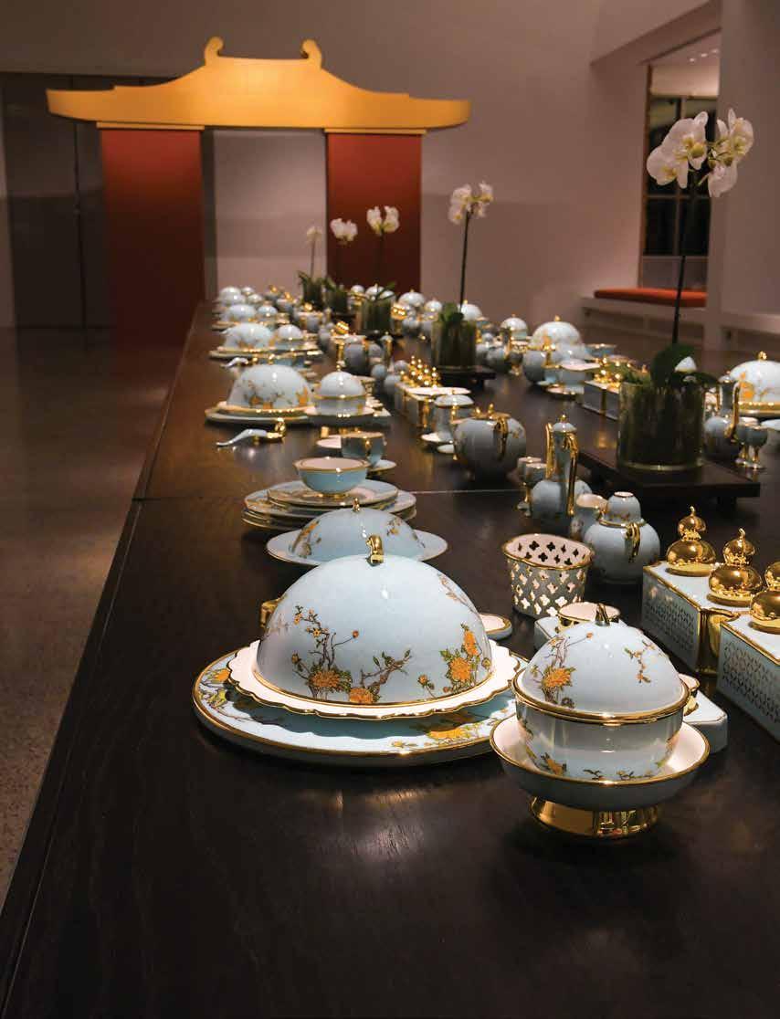 Reclaiming Splendor: Ceramic Design by Chunmao Huang Featuring the First Lady of China s Banquet Ware Alfred University 1 Saxon