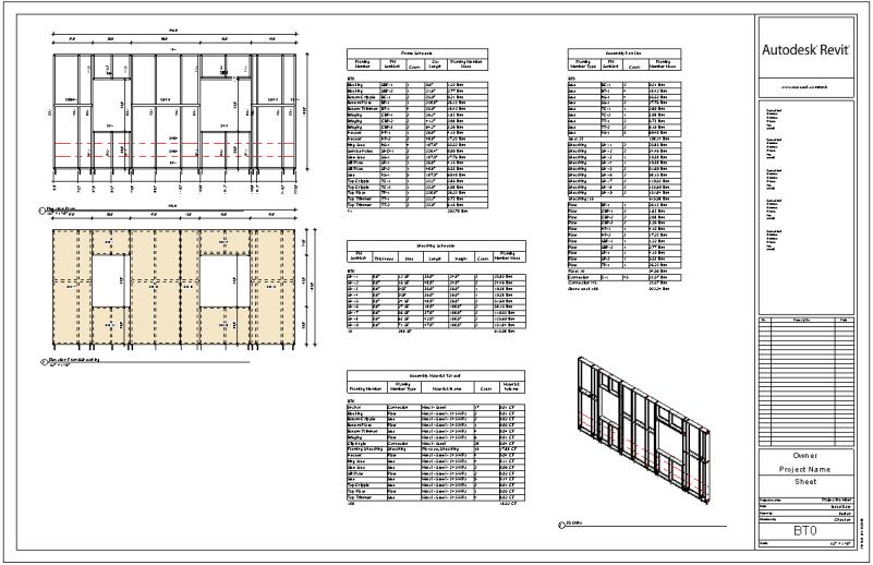 Shop Drawings Finish your modeling with built-in shop drawing generator and deliver your wall framing estimation the same hour.