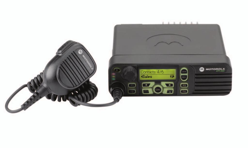 FEATURES XPR 4550 / XPR 4580 DISPLAY MOBILE RADIO 4 1 10 5 6 2 8 3 9 7 FEATURES AT-A-GLANCE 1 Flexible, menu-driven interface with user-friendly icons or two lines of text for ease of reading text