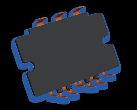 SD11901-1200V, 15mΩ, Silicon Carbide, Half-Bridge Module 55A Drain Current Low Profile 1.38 (35mm) x1.06 (27mm) x 0.