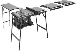 Easy-Storage 20 x 20 Footprint OUTFEED TABLE Model 2720 Optional TABLE EXTENSION Model 2710ST Optional ROUTER EXTENSION Model 2715ST Optional PORTAMAX MODEL 2775 Rip Capacity to 27 Comfortable 34½
