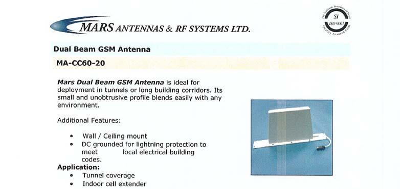 Appendix D Antenna Specification(s) LSR