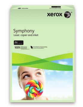 Tinted paper Symphony is a comprehensive range of coloured papers. It is manufactured to the same exacting standards as Xerox Premier paper.