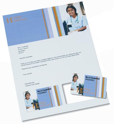 Micro-perforations allow for easy card removal and the cleanest edge possible. The most economical card solution consisting of a micro perforated card integrated into the carrier sheet.