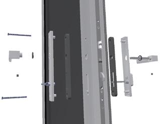 Folding Door Adjustments Carrier pins at the top pivots, intermediate and end carriers support the full door weight and it is here that the height of the panels is adjusted.