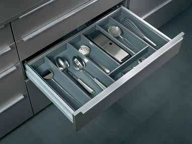 Cutlery Organizer B4 For smaller drawers, there is B4 Cutlery Organser with the same quality and fliexibility as B6.