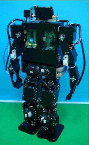 2. Structure of the Humanoid Robot TWNHR-IV The structure of the kid-size humanoid robot TWNHR-IV is described. A photograph of TWNHR-IV is described in Fig.