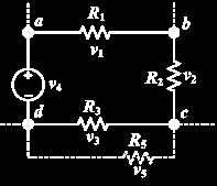 The directed sum of the electrical potential differences around any closed