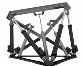 HEXAPOD SYSTEMS em6-1070-8000 Medium Stroke, Medium Payload Meets or exceeds JAA and FAA level-b specifications.