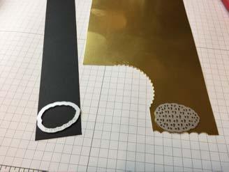 4 x 5 1/4 Scrap Garden Green, Basic Black, Gold Foil Product Used Gold
