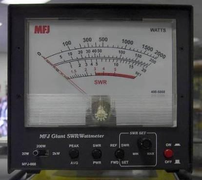 Power lost in a feed line is converted into heat by losses in the feedline. Figure 55 - MFJ's Giant SWR/Wattmeter.