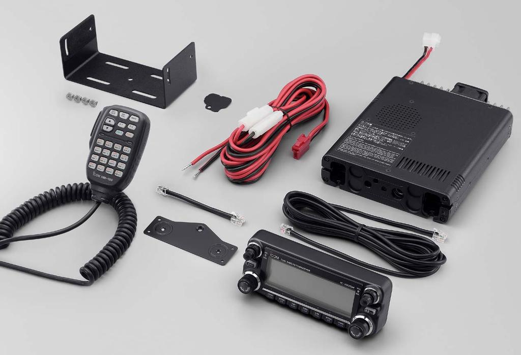 OPTIONS DIGITAL/GPS UNIT UT-123 : Provides D-STAR digital and GPS capabilities. The GPS antenna is supplied with UT-123. (New item) CLONING SOFTWARE AND CABLES CS-2820 : Cloning software.