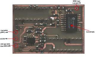 LF print This modification is not strictly necesary, this extra PCB gives the possibility of selective call, DTMF and