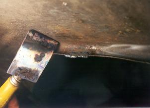 weld to flow out and adhere properly. 36.