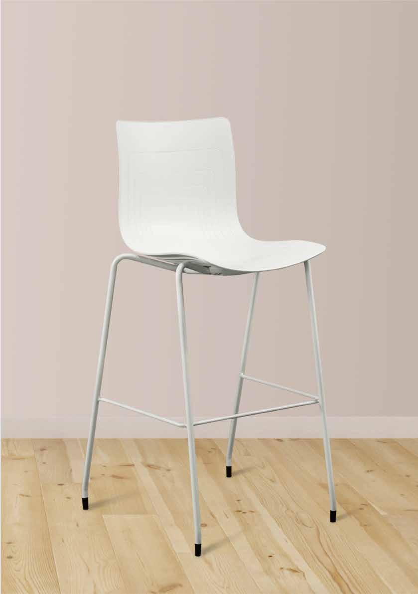 5-waves chair 5-waves chair Stackable High Chair 5W-1H-PP Dimension: W610 x D535 X H610/ 750mm, seat height 960/ 1100mm Chair shell: Made with 100% virgin polypropylene for high impacting resistance