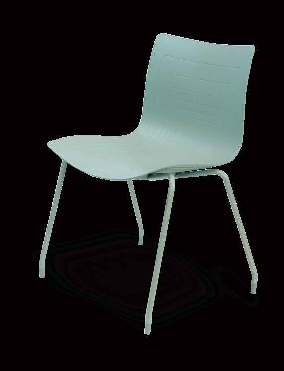 6-waves chair 6-waves chair Four legs chair 6W-1-PP Dimension: W575 x D505 X H820mm, seat height 450 mm Chair shell: Made by 100% virgin polypropylene for high impacting resistance and weatherproof.