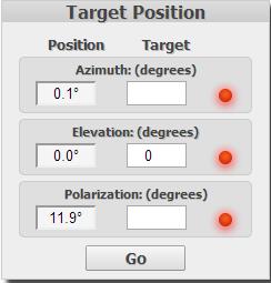 Target Position window 1 4 2 3 5 6 7 8 Callout Callout Callout Function number Description 1 Current Azimuth Displays LinkAlign positioners current azimuth heading in degrees.