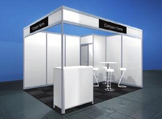 MAKING LIFE EASY FOR EXHIBITORS A range of participation packages have been designed to reflect different requirements.