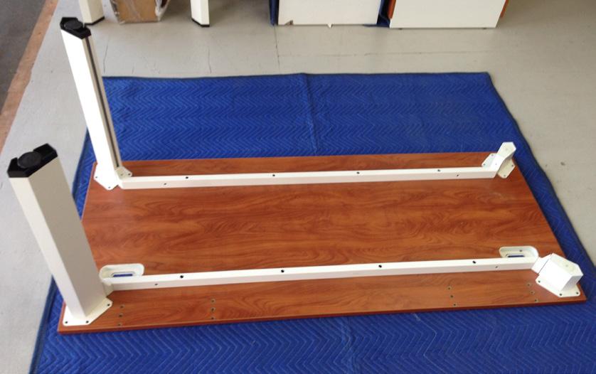 Repeat this process for two freestanding legs and two credenza support legs. IMAGE A 2.