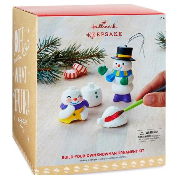 Do-it-Yourself Build Your Own Snowman Ornament Kit Kit includes 12 Snowman pieces; 3