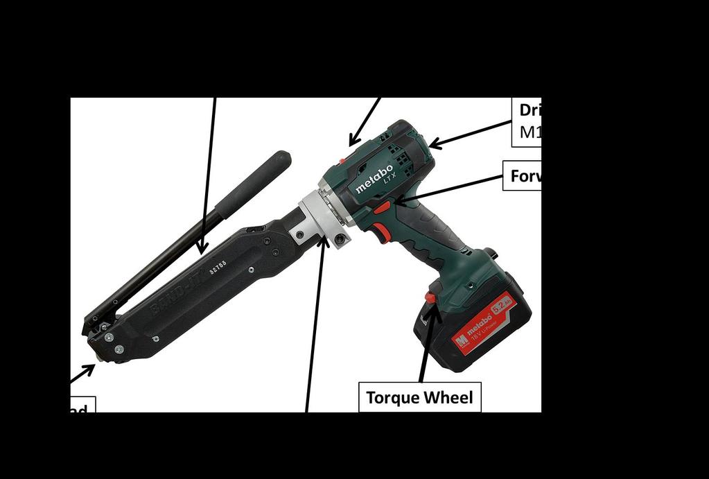 Setup Instructions 1. Read safety instructions and operator s manual for the Metabo BS 18 LTX cordless Drill.
