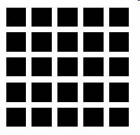 Colour Illusions The Hermann grid (right) describe the illusion to your classmates