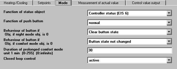 from various cooling systems. If the setting via control parameter is selected, the control parameters can be set directly. 2.2.3.