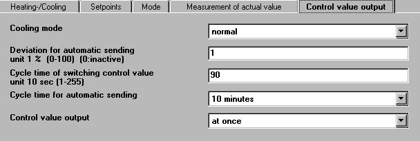 controller, an adjustment can be made here. If the room temperature that is measured externally is e.g.