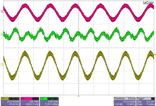 50ms/div 5.5 Output voltage ripple measurements 5.5.1 Output voltage ripple at 90VAC Figure 48.