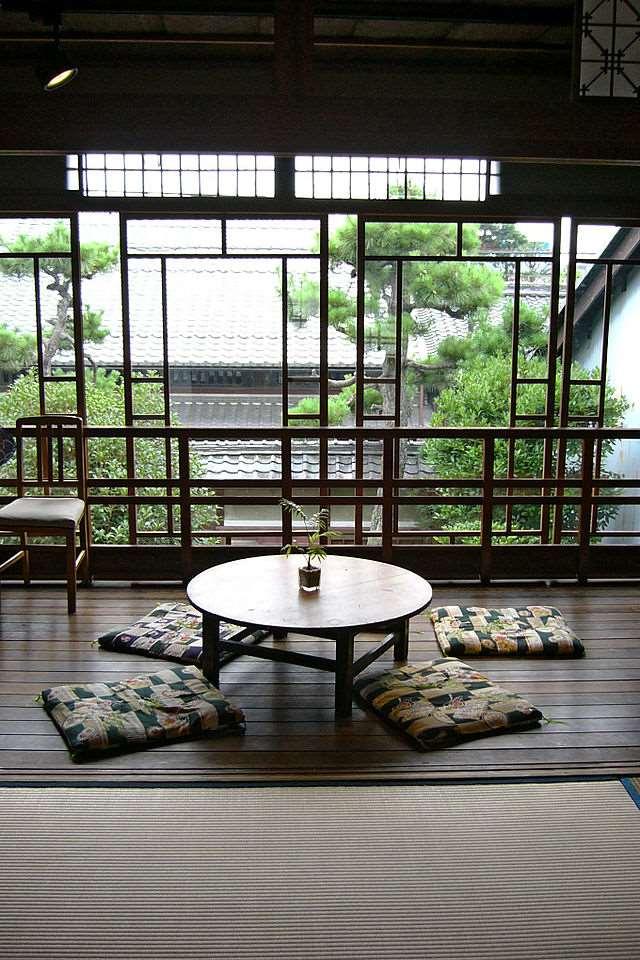 chabudai is a shortlegged table used in traditional Japanese homes. Height range from just 15 cm to a maximum height of 30 cm. People sit on cusions rather than on chairs.