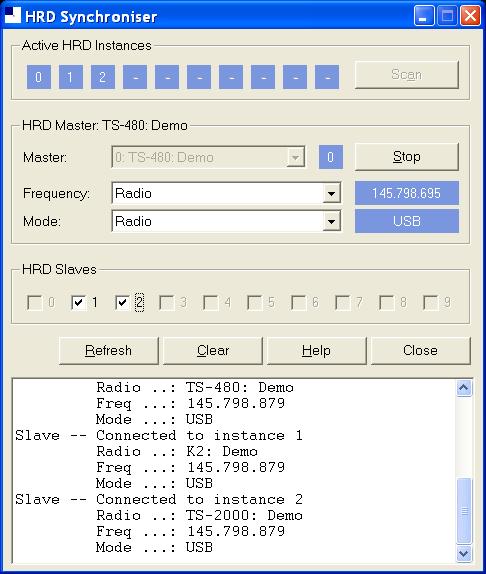 Dual Radio Satellite Tracking In the Frequency and Mode dropdowns you select the corresponding source from the HRD master instance: Radio as seen on the main HRD display, Transverter frequency is