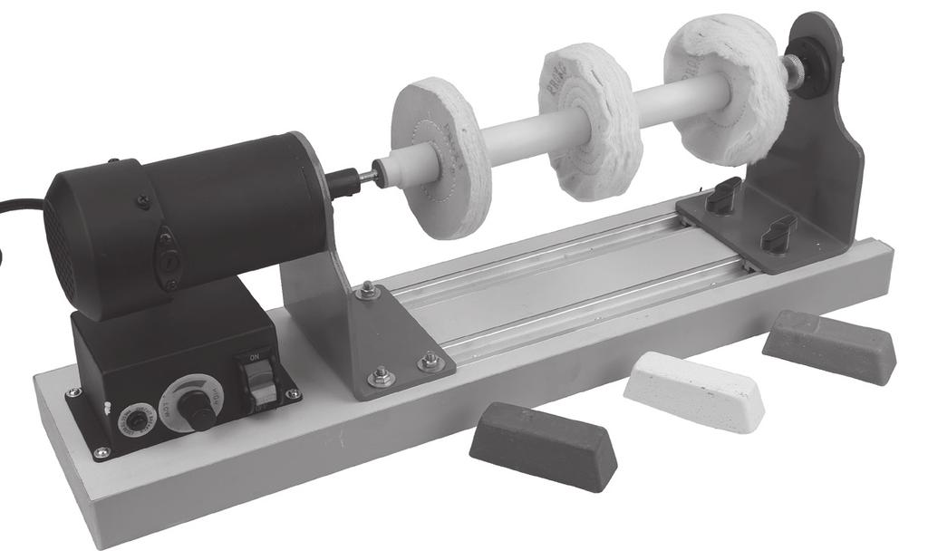 #LBUFFSEY Pen Finishing System - Wood Buffing Accessory Instructions Mount the buffing wheels in order of usage. I.D. Each wheel by the marking on the side.