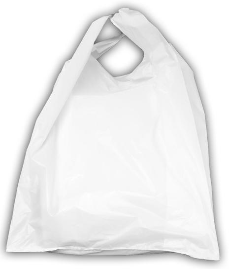 T-Shirt Shopping Bags - High Density Economical choice to carry your merchandise Strong Co-Ex bags resist punctures and tears Large handles for easy carrying Reusable Bags are Co-Ex,