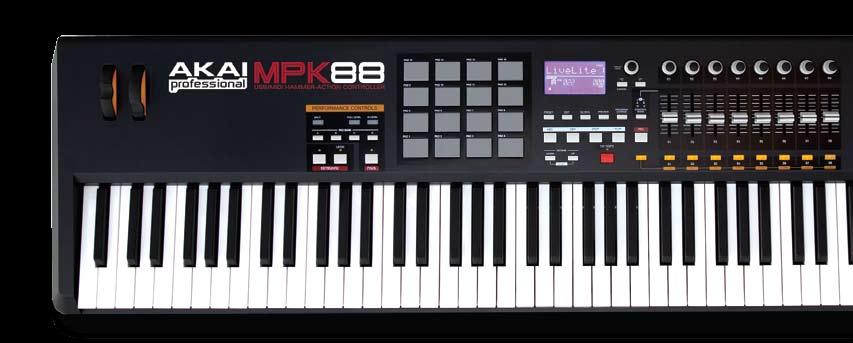 MPC Note Repeat enables the MPK to automatically perform a rhythm pattern, such as 16th notes, for accuracy and speed.