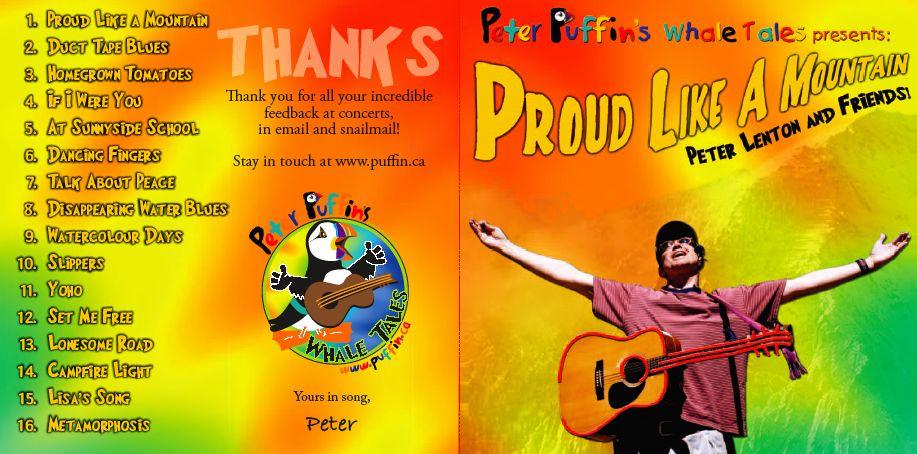 proudly presents 2011 Juno Award-Winning Album (for All Ages)! Winner! Billboard Magazine World Song Contest!