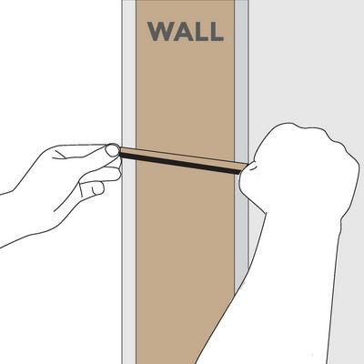 If the wall thickness is greater than this standard jamb width, extensions must be used.