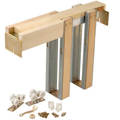 Pocket Door Strike Jamb (Vertical) Made from solid wood or marine plywood base with grooves from the bith sides.