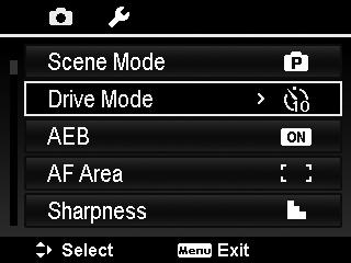 Using Voices Recording 1. From the Scene menu, select Voice REC. The Voice Recording screen layout is displayed on the LCD monitor. 2. Press the Shutter button to start recording. 3.