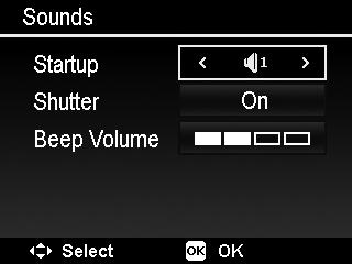 Using the Setup Menu You can access the Setup menu whether you are in Record or Playback mode. The Setup menu allows to configure general camera settings. To go to Setup Menu: 1.