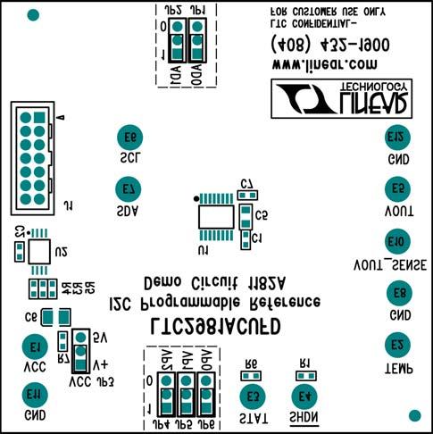 DESCRIPTION Demonstration circuit 8A features the LTC 98, a precision reference that can be programmed through an easy-to-use I C interface.