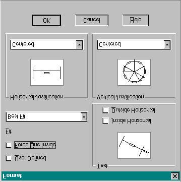 AutoCAD LT Introduction AutoCAD LT Drawing Formats Section 5-31 Format To enter the Format section of the Dimension Style simply click on the Format button on the main Dimension Style dialog box.