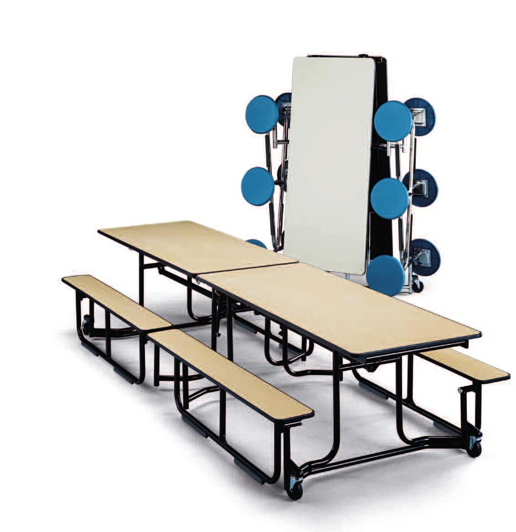 Uniframe Rectangular Tables with Seating 4