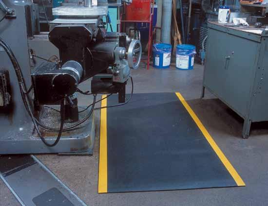 3M Safety-Walk Cushion Matting 5270 Spring-coiled vinyl compresses uniformly and continually, helping provide greater comfort and less fatigue Textured top surface provides a high coefficient of