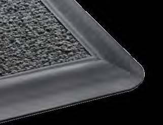 Vinyl-loop scraper matting is designed to trap dirt and moisture before it gets in the door.